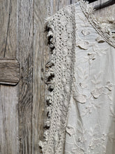 JLS Cream Embroidery Appliqué & Lace Layering Tunic Dress 1106