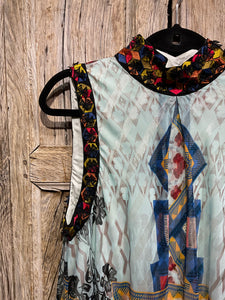 Preloved Anthropology Colourful Print Dress
