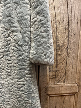 Preloved RINO & PELLE Fake Fur Coat - Pale Blue