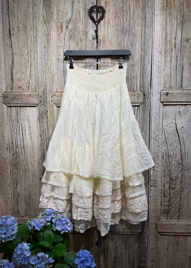 Preloved LES OURS, Cream Madour Skirt
