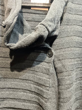 Preloved LURDES BERGADA Black Textured Stripe Knit Cardigan