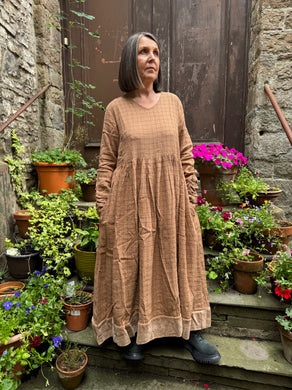 Ewa I Walla Gry Linen Dress 55929 AW25
