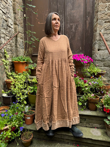 Ewa I Walla Gry Linen Dress 55929 AW25