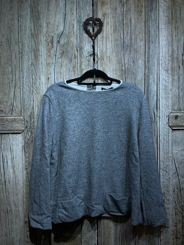 Preloved LES FILLES D’AILLEURS Grey Wool Mix Jumper