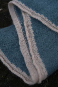 Oats & Rice Austen Airforce Blue Cashmere Scarf OR25-NS02