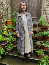 JLS Button Up Reversible Grey Long Duster Dress Coat D39