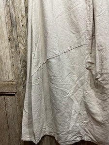 Preloved Lourdes Bergada Beige Linen Pinafore