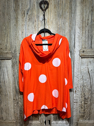 Preloved Oopéra Orange Spot Tunic