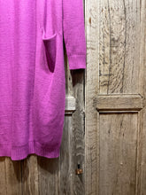 Preloved VILA Old Rose Edge-to-Edge Cardigan