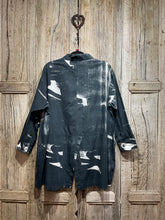 Preloved MOYURU Black Print Shirt/Jacket