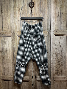Preloved Rundholz Black & White Check Trousers