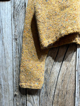 Handknits by ME Yellow Crop Wool Mix Cardigan
