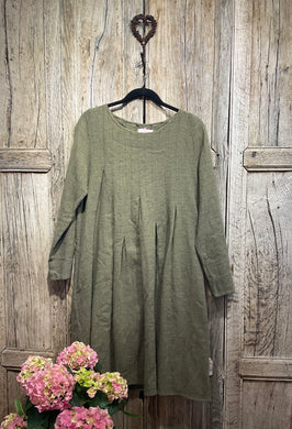 Preloved APUNTO B, Green Wool Dress