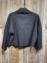 LUUKAA Black Woven Jacket 25Y03319 SS25