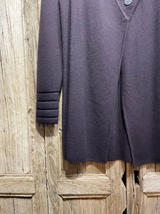 Preloved Purple Knit Cardigan
