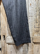 Preloved Toast Grey Pinstripe Wool Trousers