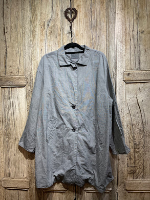 Preloved Grey Cotton Mac