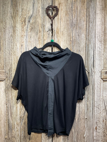 Preloved My Soul Black Top with Cowl Neck
