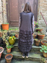 JLS Black Embroidery Appliqué & Lace Layering Tunic Dress 1106