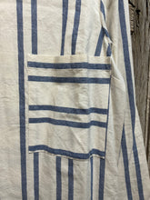 Preloved YOU MUST CREATE Blue and White Stripe Top