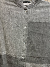 Preloved OSKA Grey Linen 2 Tone Grey Shirt