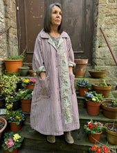 JLS Button Up Reversible Long Duster Dress Coat D31