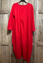 Preloved ZANZEA Long Red Dress with Zip Detail