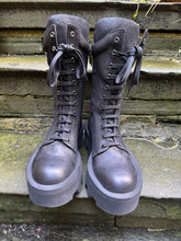 Lofina Gasoline Leather Nero Boots 2981