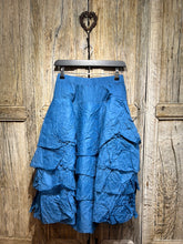 Ewa i Walla Dark Blue Tine Skirt 22231 SS24