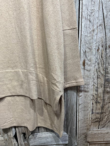 Preloved MAMA B Long Sleeve Top - Sand