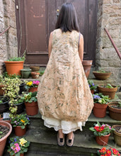 JLS Puffy Sleeveless Floral Print Dress D12