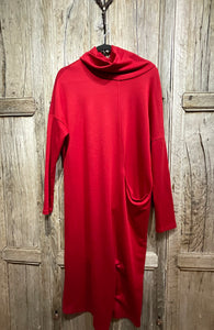 Preloved GRACILA Long Red Dress