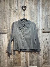 Preloved TERRY MACEY Grey Stripe Jacket/Shirt