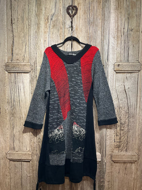 Preloved Multi-Coloured Jumper Dress