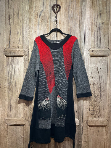 Preloved Multi-Coloured Jumper Dress