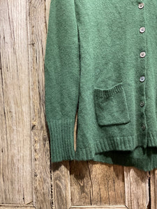 Preloved JIGSAW Green Cashmere Cardigan