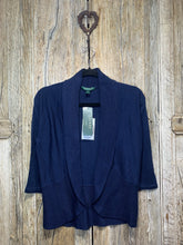 Preloved Ralph Lauren Blue Knit Cardigan