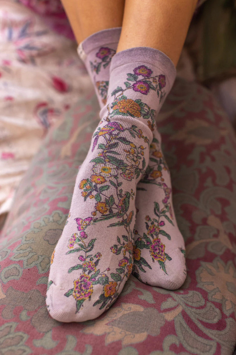 Magnolia Pearl Floral MP Socks 080