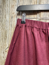 Preloved Officinae Burgundy Drop Crotch Jersey Trousers