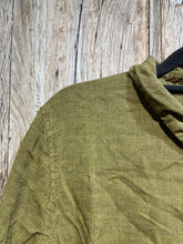 Preloved Oska Olive Green Linen Dress