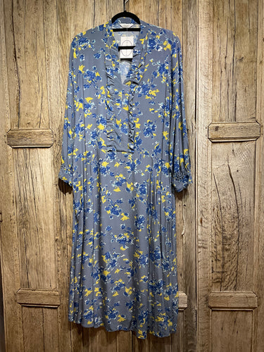 Preloved Toast Blue Floral Dress
