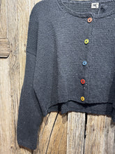 Handknits by Me Recycled Denim Cropped Cardigan