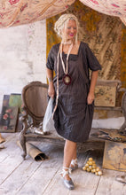 Magnolia Pearl Preloved Midnight Sirenia Stripe Smock Dress 549