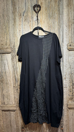 Alembika Black Check Dress SD518N