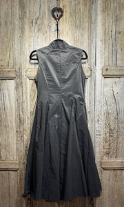 Preloved Sarah Pacini Taffeta Sleeveless Dress
