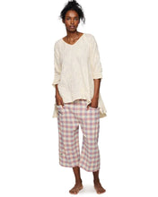 Ewa i Walla Henry Gingham Cotton Trouses 11418 SS25