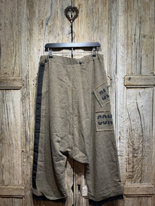 Preloved Studio 3 Polywool Tweed Drop Crotch Trouser