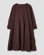 Ewa i Walla Dark Mauve Filippa Dress AW23 55807