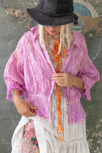 Magnolia Pearl Purple Boba Ramie Daisie Blouse 1567