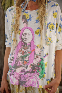 Magnolia Pearl Heart Of Yellow Roses Viggo Tee 2551